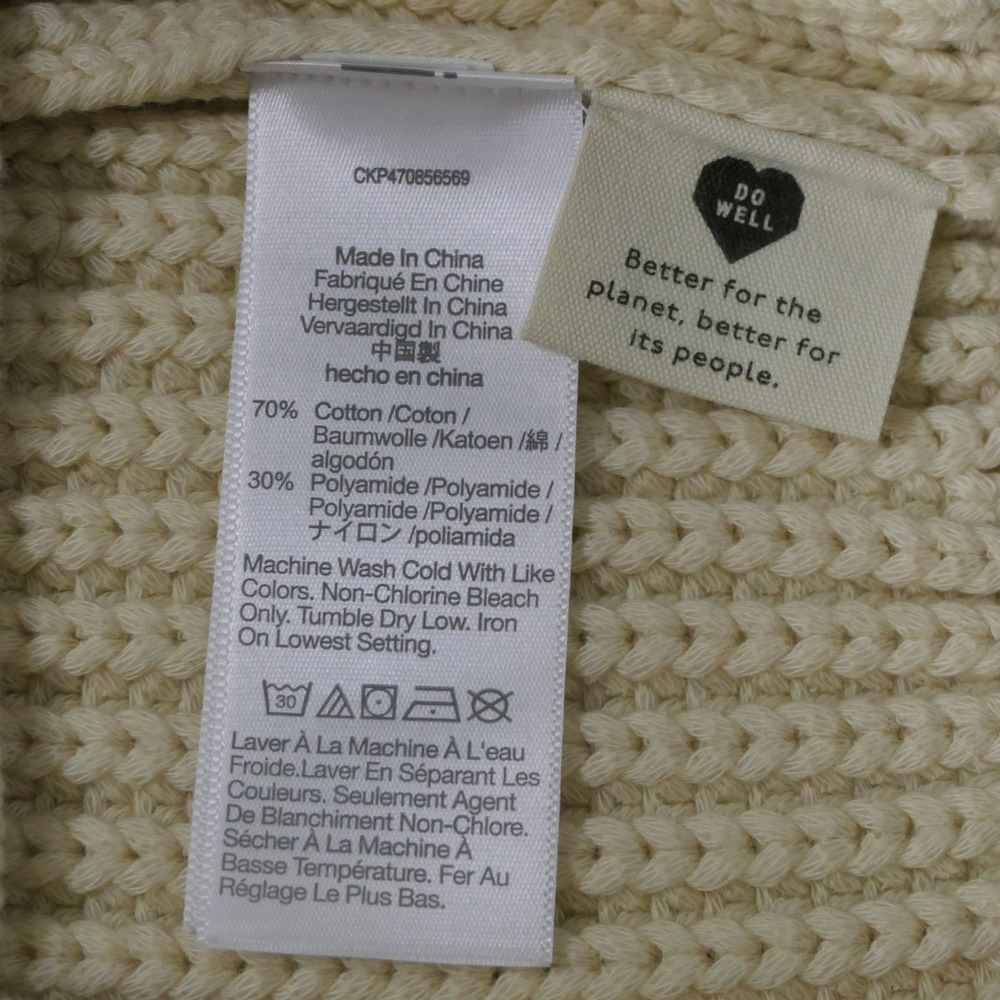 Madewell Womens Sweater Vest XXS Cream Pointelle Shaker Knit Coastal Minimalist‎ - Picture 3 of 6